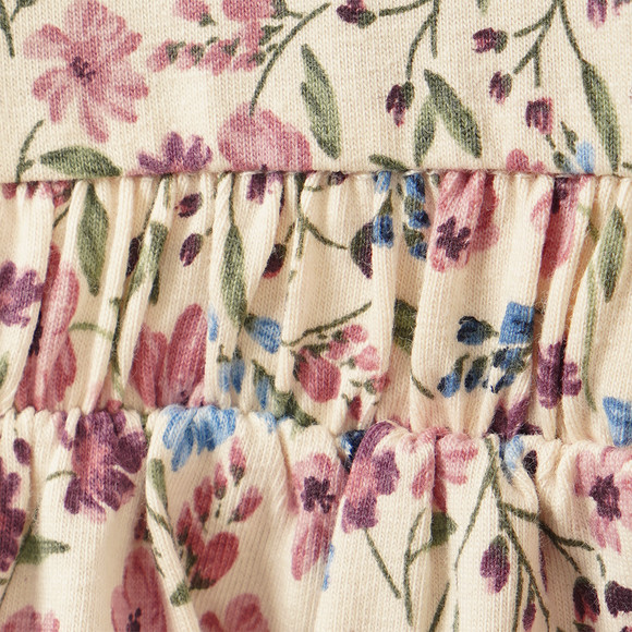 Mädchen Kleid mit Blumen-Allover