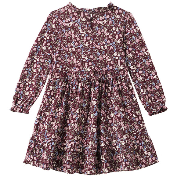 Mädchen Kleid mit Blumen-Allover