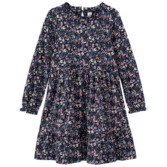Mädchen Kleid mit Blumen-Allover