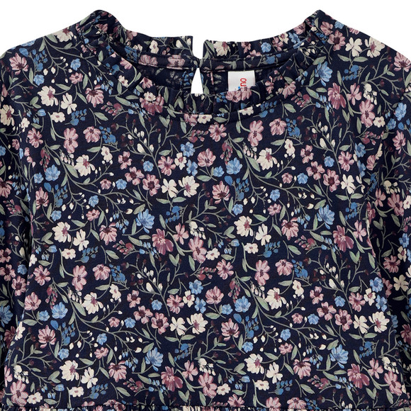 Mädchen Kleid mit Blumen-Allover