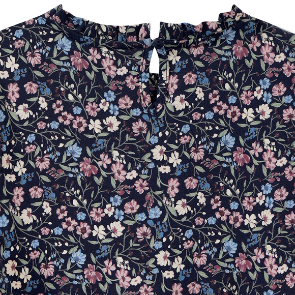 Mädchen Kleid mit Blumen-Allover
