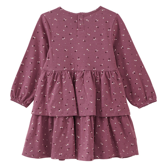 Mädchen Kleid mit Blümchen-Allover