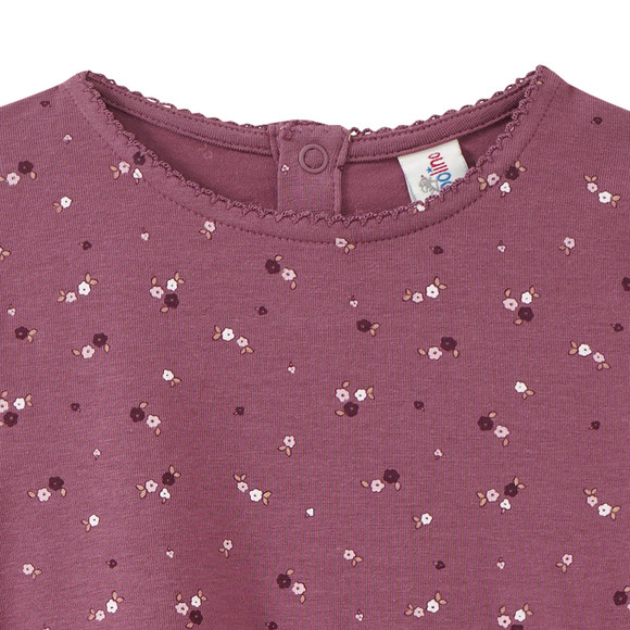 Mädchen Kleid mit Blümchen-Allover