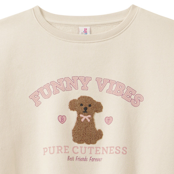 Mädchen Sweatshirt mit Bären-Print 
