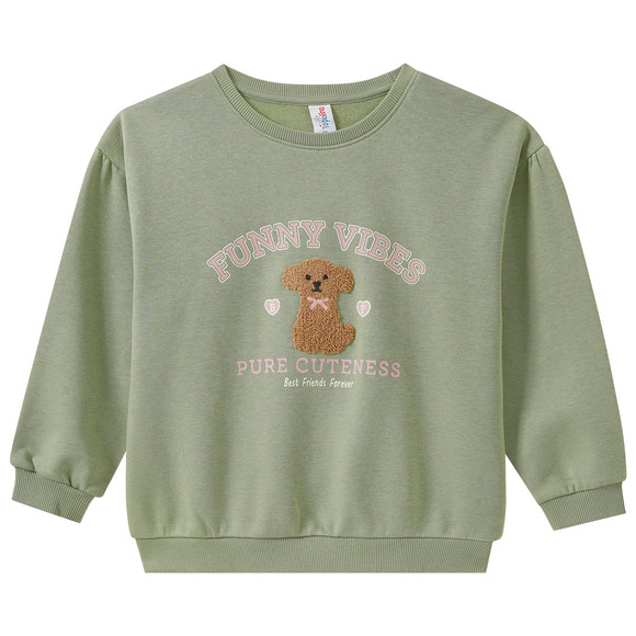 Mädchen Sweatshirt mit Bären-Print 