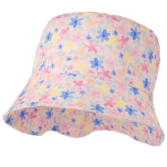 Mädchen Hut mit Blumen-Allover