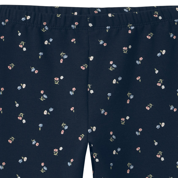 Mädchen Sweat-Leggings mit Blumen-Allover