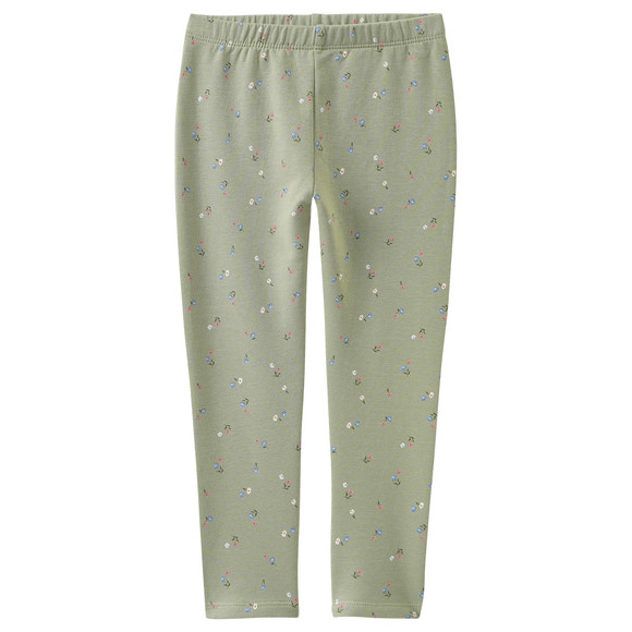 Mädchen Sweat-Leggings mit Blumen-Allover