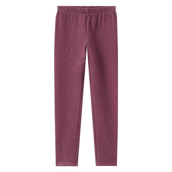Mädchen Leggings aus strukturiertem Material