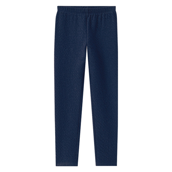 Mädchen Leggings aus strukturiertem Material