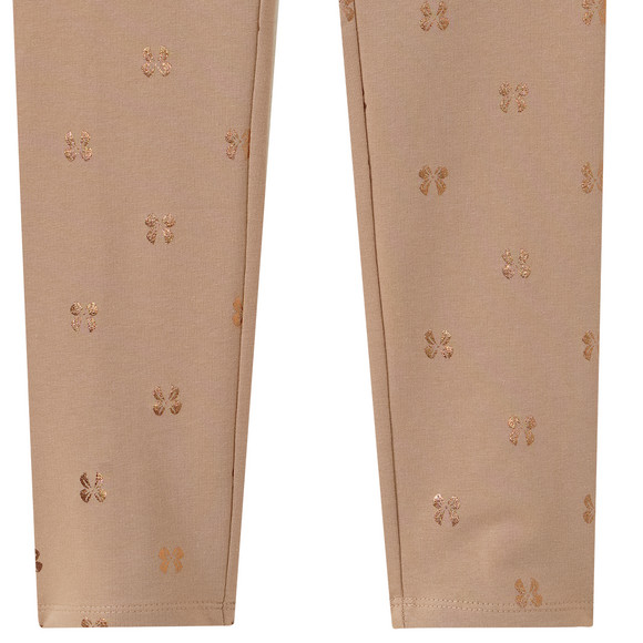 Mädchen Leggings mit Schleifen-Print