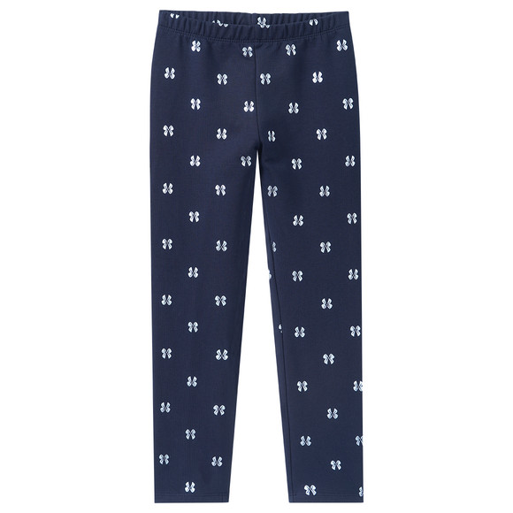 Mädchen Leggings mit Schleifen-Print