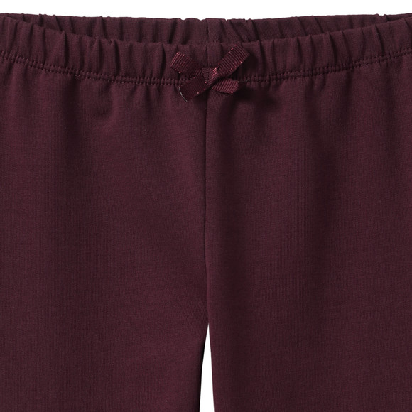 Mädchen Straight-Leggings unifarben