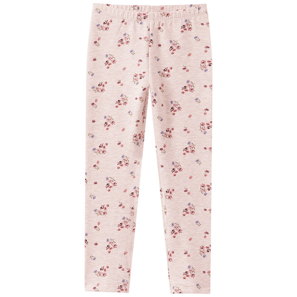 Mädchen Sweatleggings mit Blumen allover