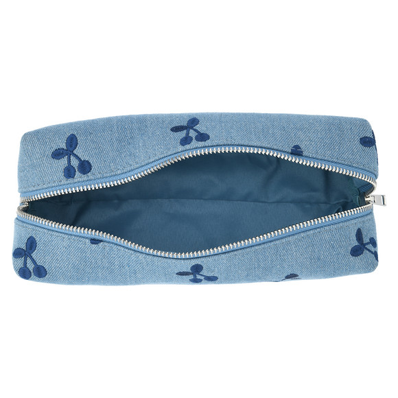 Damen Kosmetiktasche mit Allover-Stickerei
