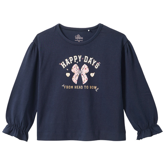 Mädchen Langarmshirt mit Print