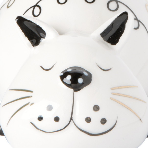 Deko-Figur Katze aus Keramik