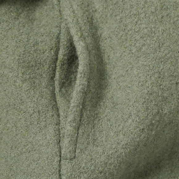 Baby Wollwalk-Blousonjacke mit Rippbündchen