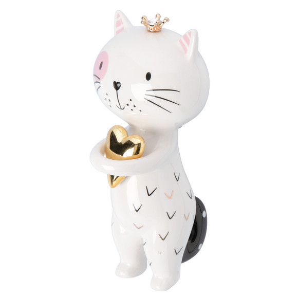 Deko-Figur Katze aus Keramik