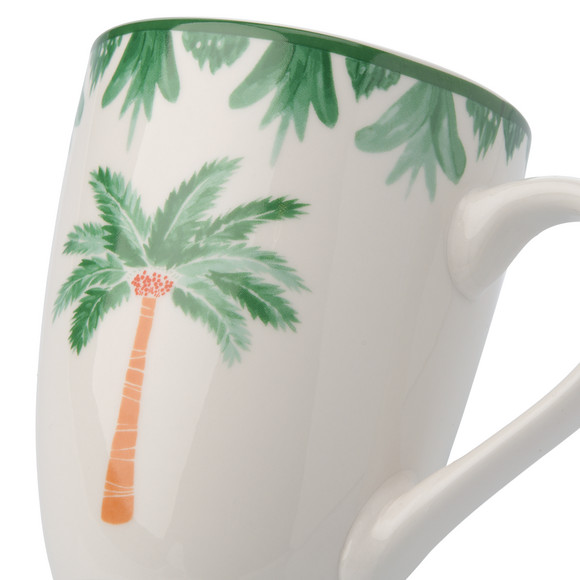 Tasse mit Palmen-Motiv