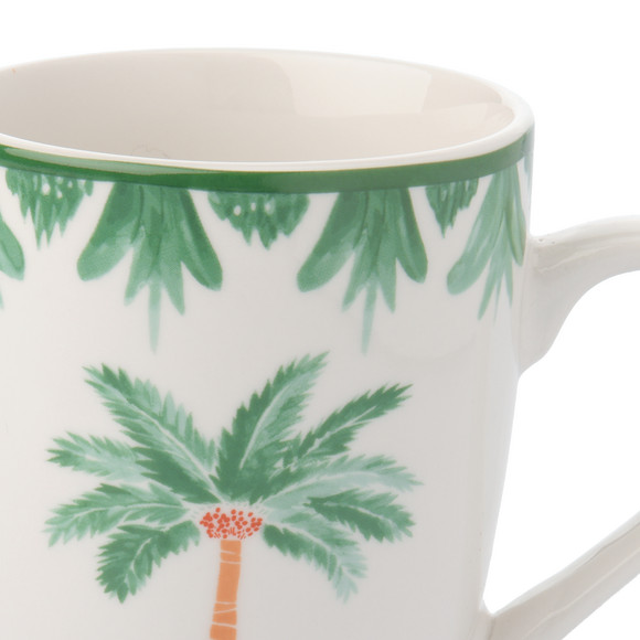 Tasse mit Palmen-Motiv