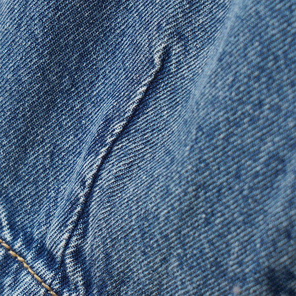 Mädchen Paperbag-Jeans mit Used-Waschung