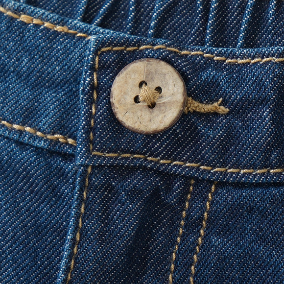 Jungen Barrel-Jeans mit Used-Waschung