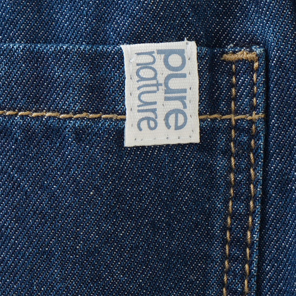 Jungen Barrel-Jeans mit Used-Waschung