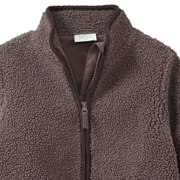 Kinder Teddyjacke mit Stehkragen