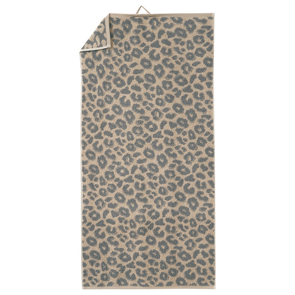Handdoek met luipaardmotief all-over