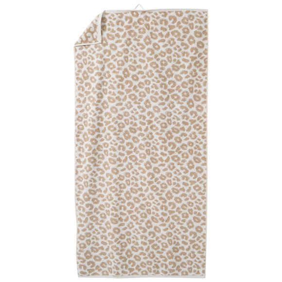Duschtuch mit Leo-Allover