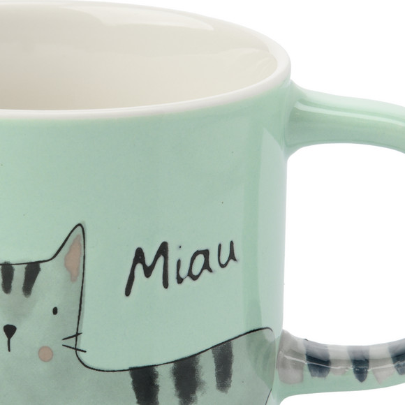 Tasse mit Katzen-Motiv