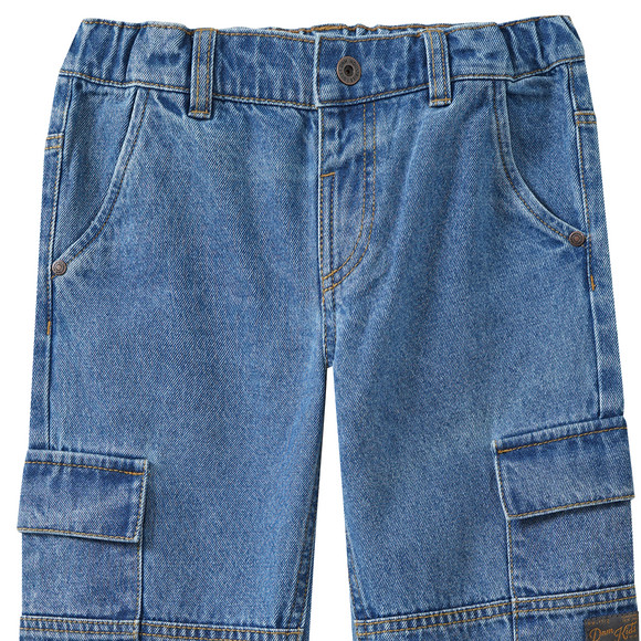 Jungen Cargo-Jeans mit verstellbarem Bund