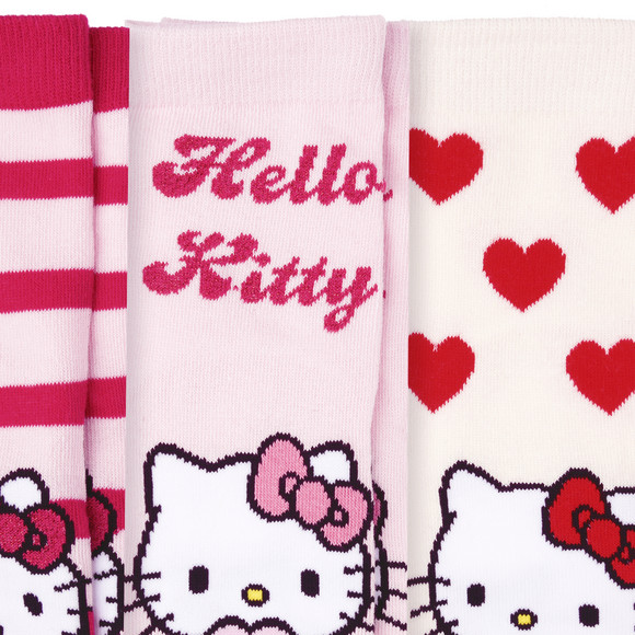 3 Paar Hello Kitty Socken im Set