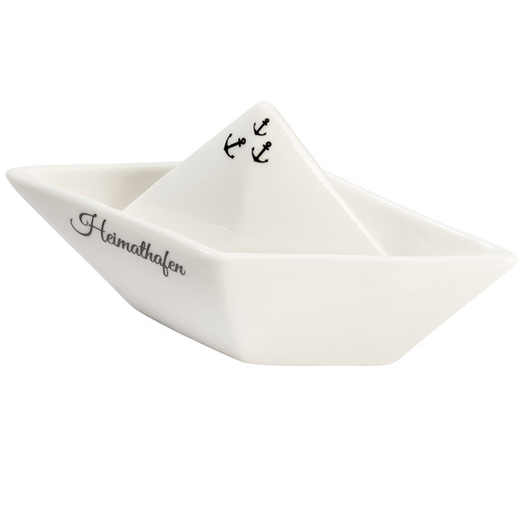 Großer Dekoaufsteller in Segelboot-Form