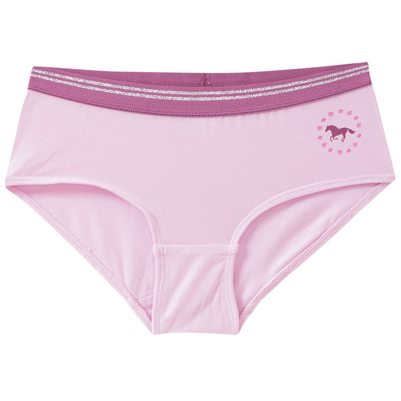 5 Mädchen Pantys mit Pferde-Motiven