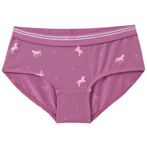 5 Mädchen Pantys mit Pferde-Motiven
