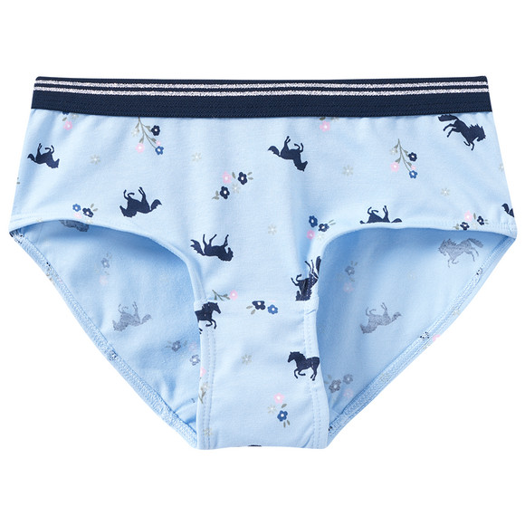 5 Mädchen Pantys mit Pferde-Motiven