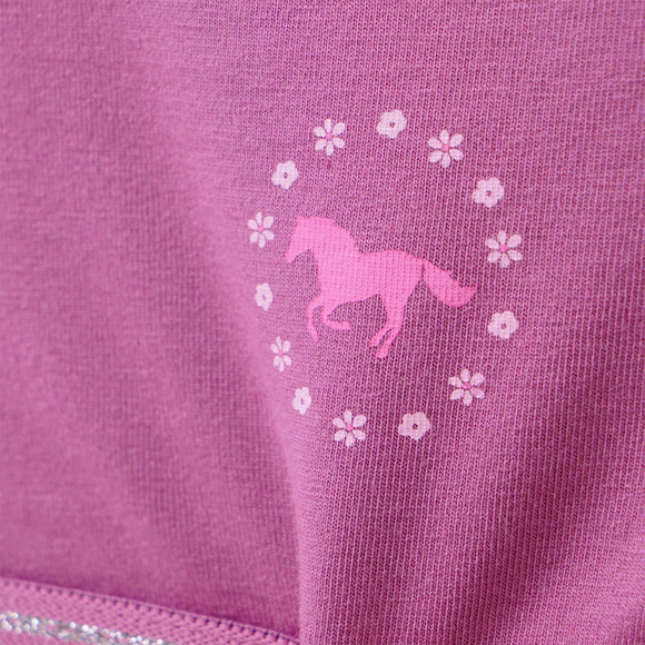 2 Mädchen Bustiers mit Pferde-Motiven