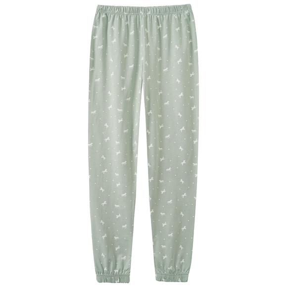 Mädchen Schlafanzug mit Pferde-Motiven