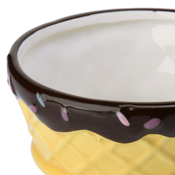 Eisschale aus Porzellan