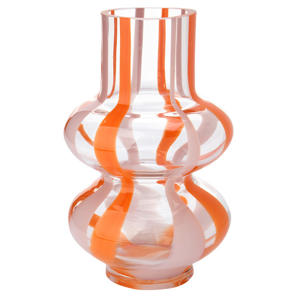 Vase mit Streifen