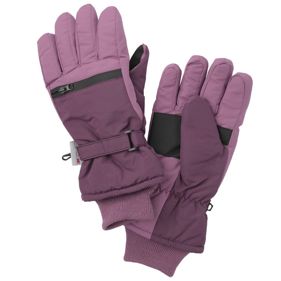 Damen Handschuhe mit Klettverschluss