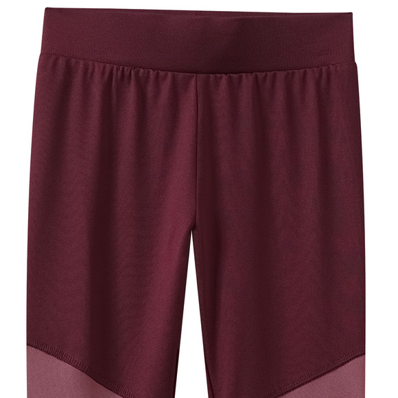 Mädchen Sport-Leggings mit Farbteiler