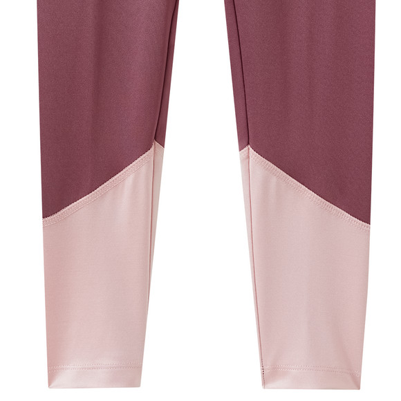 Mädchen Sport-Leggings mit Farbteiler