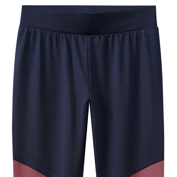 Mädchen Sport-Leggings mit Farbteiler