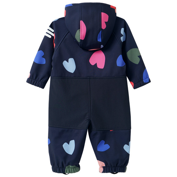Baby Softshelloverall mit Allover-Print