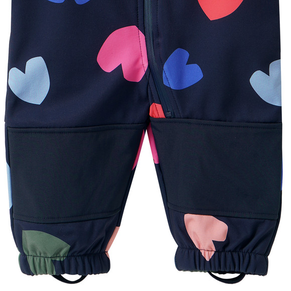 Baby Softshelloverall mit Allover-Print