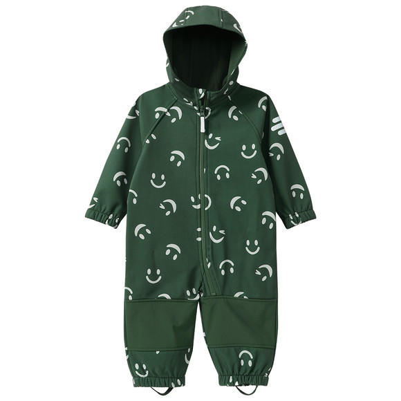 Baby Softshelloverall mit Allover-Print