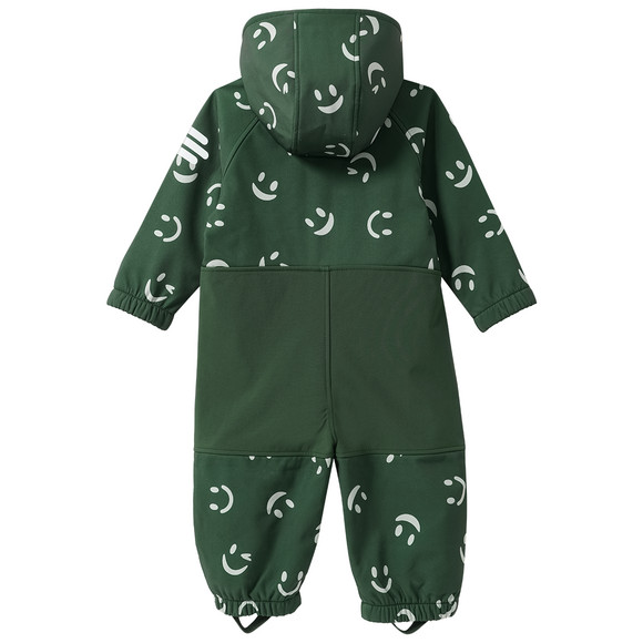 Baby Softshelloverall mit Allover-Print